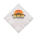 Beverage Napkin - White